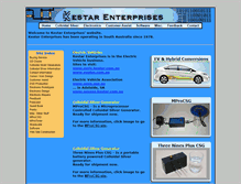 Tablet Screenshot of kestar.com.au